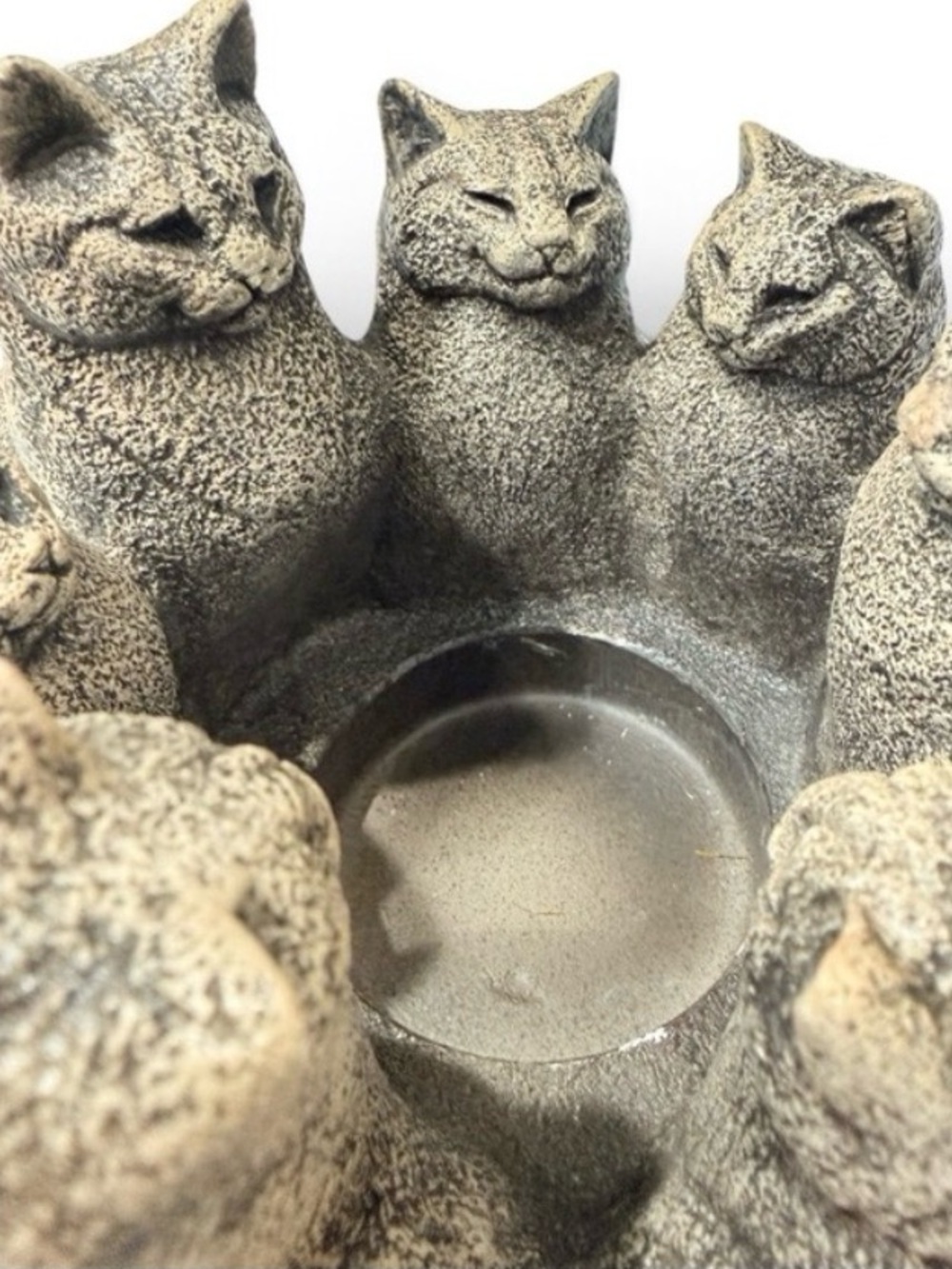 Original Windstone Editions Circle of Cats Candle Lamp, Sculpted by Melody Peña. - Picture 6 of 17